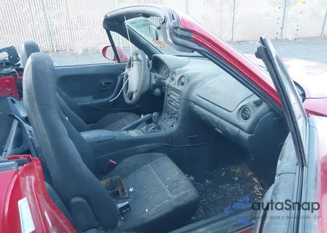 1999 Mazda Mx-5 Miata Leather Pkg/Popular Equipment Pkg/Sports Pkg/Touring Pkg from USA, damaged, VIN JM1NB3536X0137488